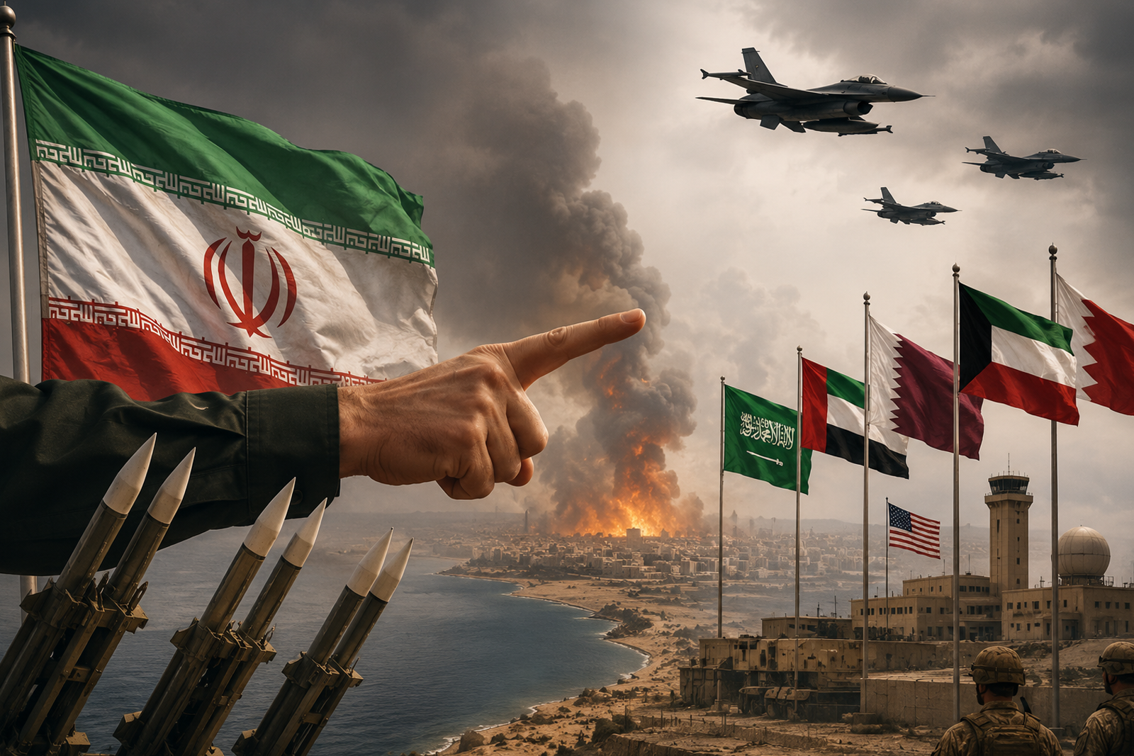 Iran Warns Gulf Powers Over U.S. Bases as Israel Conflict Escalates
